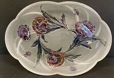 Floral glass serving for sale  Jefferson