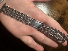 Vintage steel bracelet usato  Italia