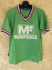 Maillot A.S SAINT-ETIENNE MANUFRANCE rétro vintage shirt coton Duarig les Verts d'occasion  Nîmes