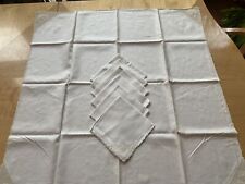 Vintage tablecloth white for sale  Mankato