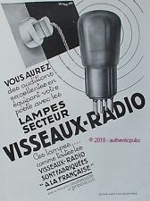 Publicite visseaux radio d'occasion  Cires-lès-Mello