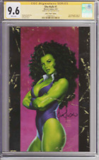 She-Hulk #1! Cubierta variante virgen Jusko! CGC SS 9.6! Joe Jusko Signature! segunda mano  Embacar hacia Argentina