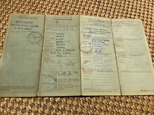 Log book 1950s for sale  Shipping to Ireland
