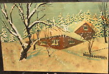 Vintage expressionist oil painting landscape  for sale  Shipping to Canada