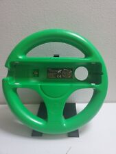 Genuine Nintendo Wii Luigi MarioKart 8 Edition Green Steering Wheel, used for sale  Shipping to South Africa
