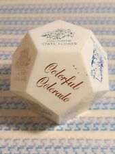 Vintage Colrado Dodecahedron Paperweight Souvenir Pike's Peak Chapel Bear Lake  for sale  Shipping to South Africa