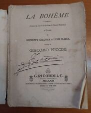 G.puccini bohème henry usato  Cassano Magnago