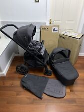 Nuna Mixx Next Stroller-Granite Pram & Bassinet/ Carrycot, Footmuff & Rain Cover for sale  Shipping to South Africa