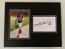 "Foto enmarañada firmada autografiada ATLANTA FALCONS THOMAS DECOUD con corte 11""x14" , usado segunda mano  Embacar hacia Argentina