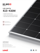 Solarpanel Panele fotowoltaiczne LONGi Hi-M06 LR5-54HTH-435M, używany na sprzedaż  PL