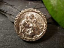 Silberfarbene medaille heilige gebraucht kaufen  Nürnberg