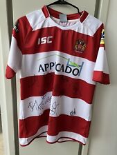 Signed Wigan Warriors Rugby Shirt jersey shirt super league England Sam tomkins for sale  Shipping to South Africa