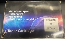 Paquete de 3 cartuchos de tóner TN780 adecuados para Brother DCP-8155DN 8250DN 8110DN 8150DN, usado segunda mano  Embacar hacia Argentina
