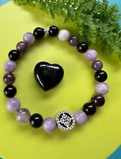 Gemstone bracelet amethyst for sale  Downers Grove