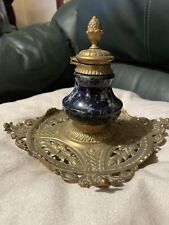 Vintage brass inkwell for sale  UK