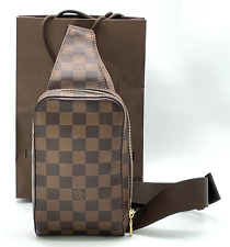 Usado, Autêntico Louis Vuitton Damier Plane Geronimos N51994 com bolsa EE040060 comprar usado  Enviando para Brazil