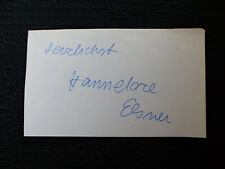 Hannelore elsner signed gebraucht kaufen  Neuruppin