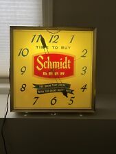 schmidt beer clock for sale  Shakopee