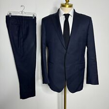 Usado, Traje Ermenegildo Zegna x Saks Quinta Avenida Azul Lana Sólida 42R 36W (Ver Descr) segunda mano  Embacar hacia Argentina