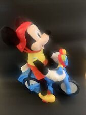 Vintage Mickey Mouse On Tricycle Bike Battery Operated Talking Toy for sale  Shipping to South Africa