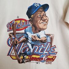 Camiseta de béisbol vintage de los años 90 Mickey Mantle jugador de los Yankees de Nueva York MLB segunda mano  Embacar hacia Argentina