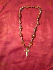Rosary cross pendant for sale  LUTON