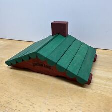 Used, Lincoln Roof Set 13-Piece Lot - Red Truss Gable Green 2-Notch Logs Chimney for sale  Shipping to South Africa