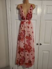 Pink floral lined for sale  SWANSEA
