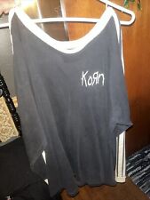 Usado, Camiseta Adidas Korn manga larga a rayas blancas y negras rara segunda mano  Embacar hacia Argentina