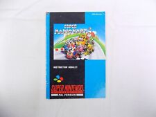 Usado, Super Nintendo SNES Super Mario Kart somente manual de instruções comprar usado  Enviando para Brazil