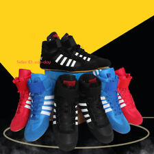 Botas de luta livre de boxe MMA academia atlética treinamento tênis de boxe de cano alto treinadores comprar usado  Enviando para Brazil