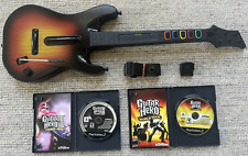 PS2 Guitar Hero World Tour Guitar Bundle Dongle, Correa, 2 Juegos GH3 Legends segunda mano  Embacar hacia Argentina