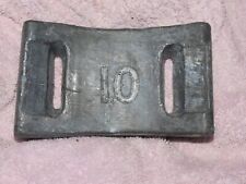 Vintage Scuba Diving 10 pound Lead Weight Good Shape, used for sale  Shipping to South Africa