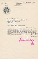 Dokument brief freiherr gebraucht kaufen  München