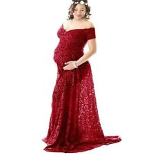 Vestidos de maternidade chá de bebê sexy renda fantasia vestido de gravidez foto sessão de fotos comprar usado  Enviando para Brazil