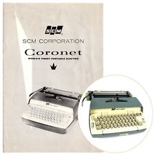 Smith Corona Coronet Máquina De Escrever Manual De Instruções Repro Vintage Scm 10 12 Automático comprar usado  Enviando para Brazil