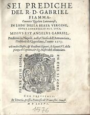 1576 sei prediche usato  Viterbo