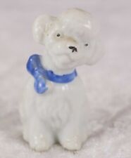 Poodle brinquedo miniatura padrão branco sem marca 1,5" altura cerâmica pedigree cão comprar usado  Enviando para Brazil