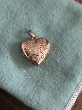 VINTAGE SOLID 9ct GOLD I LOVE YOU LOVE HEART PHOTO PICTURE LOCKET LADIES PENDANT, used for sale  CARRICKFERGUS