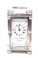 hallmarked silver clock for sale  LEEDS