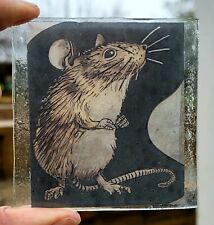Stained glass mouse for sale  BATTLE