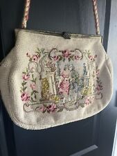 Vintage needlepoint purse for sale  La Vernia