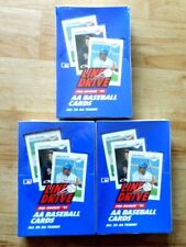Três (3) 1991 LINE DRIVE AA BASEBALL caixas seladas Impel pré-novato comprar usado  Enviando para Brazil