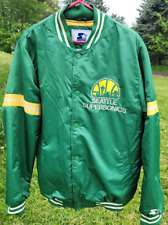 Seattle Supersonics Starter Jacket Vintage Large for sale  Ravenna