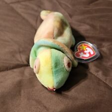 Beanie Babies Rainbow the Ty-Dye Chameleon #4037 1997 con capucha colección original segunda mano  Embacar hacia Mexico