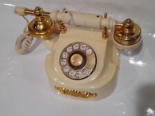 Usado, Telefone de mesa rotativa vintage 1979 princesa com fio marfim/ouro Western Electric comprar usado  Enviando para Brazil
