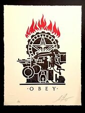 OBEY Shepard Fairey OBEY PRINTING PRESS Letterpress Poster Print SIGNED/NUMBERED, occasion d'occasion  Expédié en France