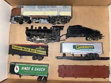 LOT OF ANTIQUE H.O. DIE CAST ENGINES AND FREIGHT CARS for sale  Shipping to South Africa