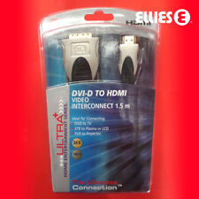 ELLIES DVI-D TO HDMI VIDEO INTERCONNECT 1.5 METRE TV VIDEO ENTERTAINMENT for sale  Shipping to South Africa