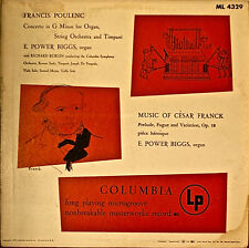 POULENC: Concerto para Órgão, Orquídea, Timpani/FRANCO: Prelúdio... M1955LP BIGGS, usado comprar usado  Enviando para Brazil